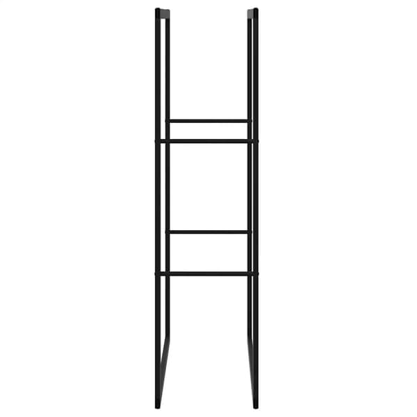 vidaXL brænderist sort 55x30x116 cm stål