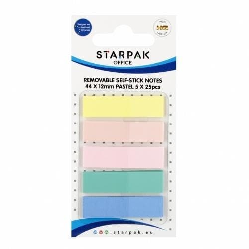 Pastel indeksfane 44x12mm 5x25K
