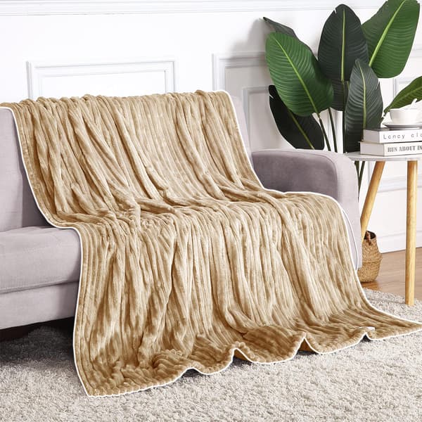 HAMAR elektrisk tæppe beige 160x130 cm