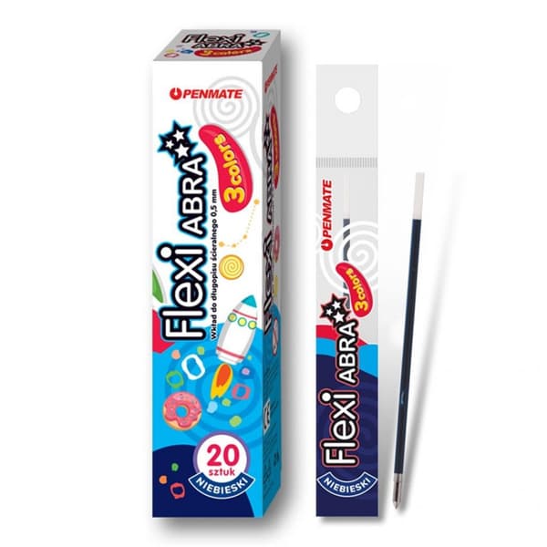PENMATE FLEXI ABRA 3-FARVER BLÅ 9630