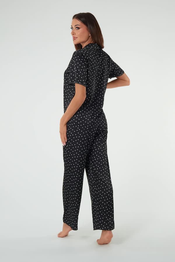 Ria dampyjamas kortärmad, långbyxor L