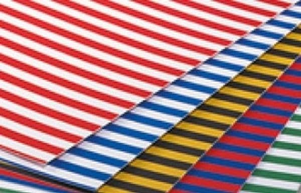 Stribet karton 300g 25x35cm 10 ark
