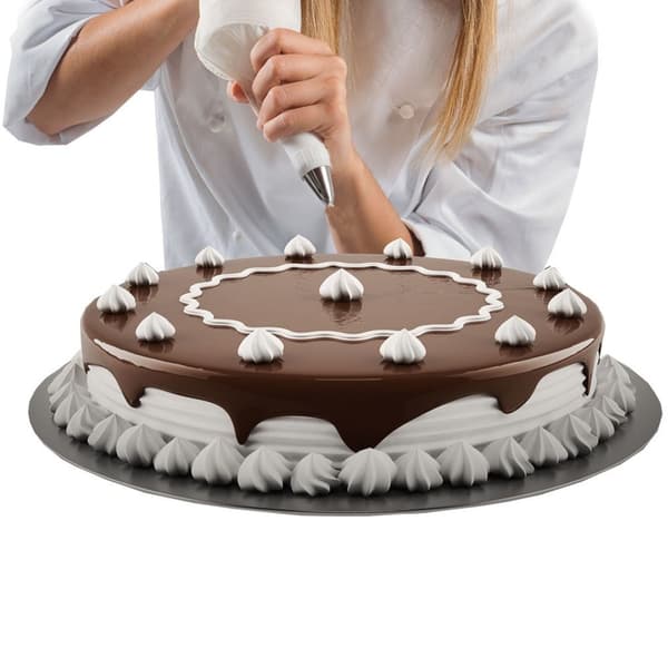 KAGEÆRM OG TIPS TIL KAGEPYNTPOSER SÆT 35 CM 12 STK.