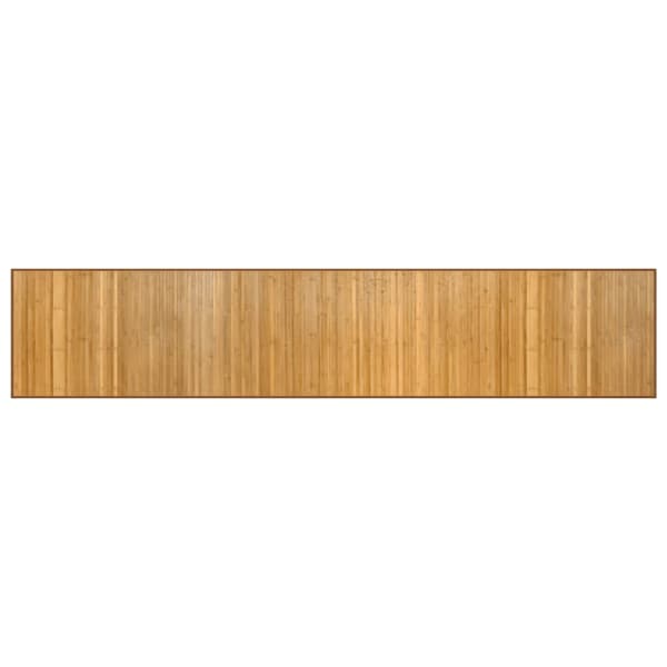 vidaXL Rektangulär matta, naturlig, 60x300 cm, bambu