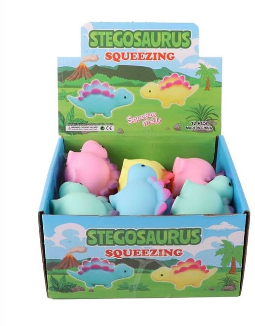 Dino Dinosaur klembar Squeeze Me Squishy 12cm