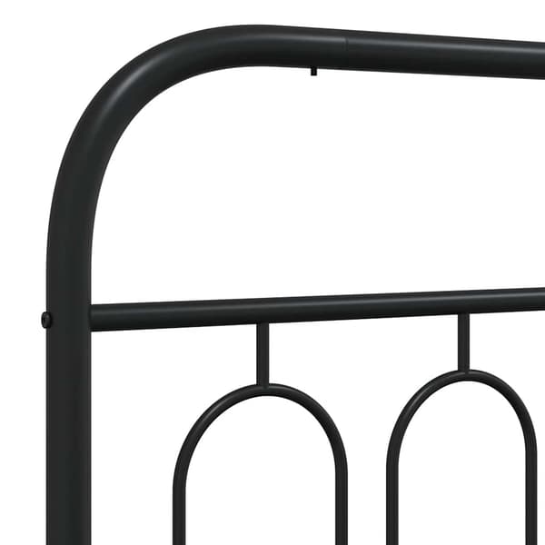 vidaXL metalsengegavl sort 107 cm