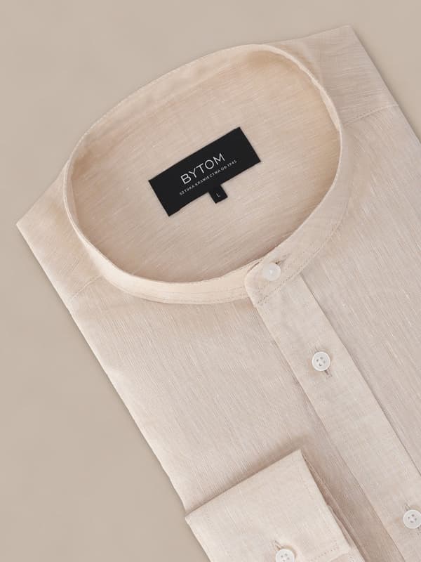 BEIGE SKJORTA LÅNGÄRMAD XXL