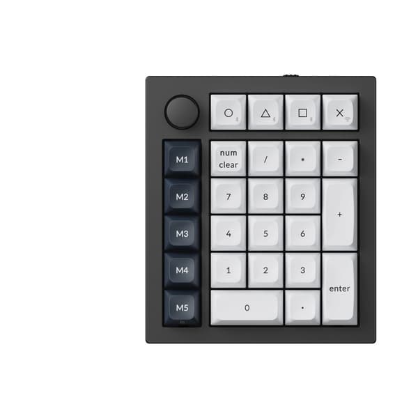 Keychron Q0 Max QMK Brugerdefineret Nummerblok Barebone-Knop / Shell Hvid / Barebone