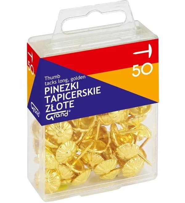 Guldmøbelstifter 50 stk. GRAND