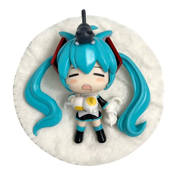 Animefigur Hatsune Miku Q-version Sovande figur Japansk samling (nr 11)