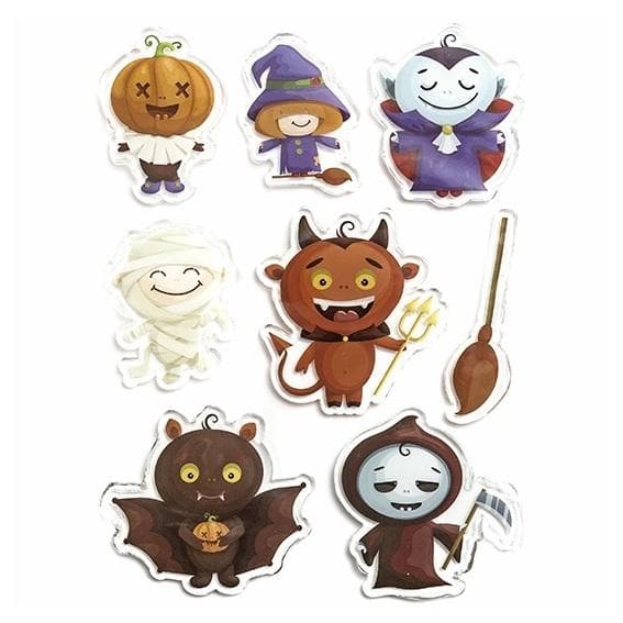 Halloween-geelitarrat 8 kpl
