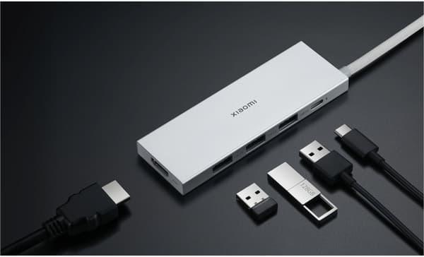 Xiaomi 5-i-1 Type-C HDMI Grå USB Hub (BHR8804GL)