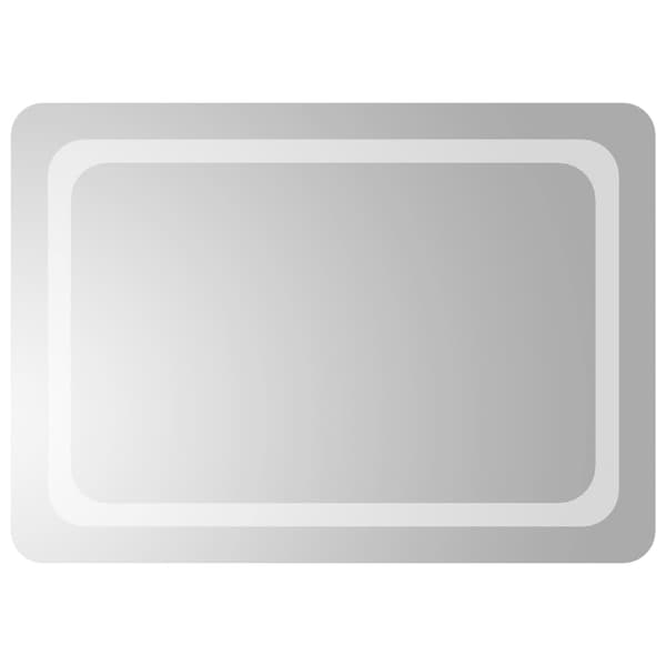 vidaXL Badrumsspegel med LED, 50x70 cm