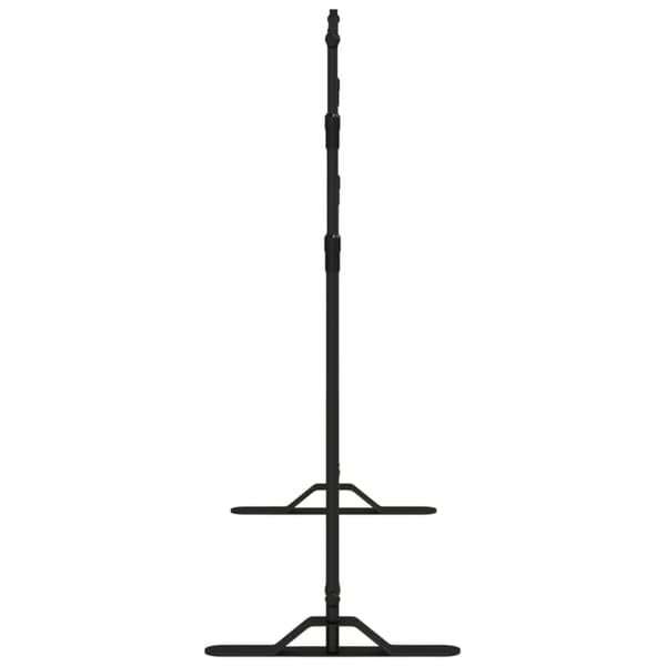 vidaXL baggrundsstativ sort 254x243 cm stål