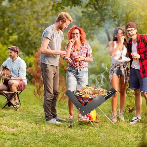 TG71418 MINI FOLDBAR HAVEGRILL TIL CAMPING, BÆRBAR