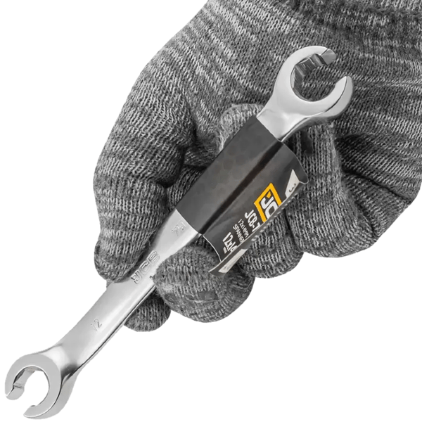 JCB SPLIT RINGNØGLE 12x14 mm 2-SIDET Cr-V 6-VINKEL