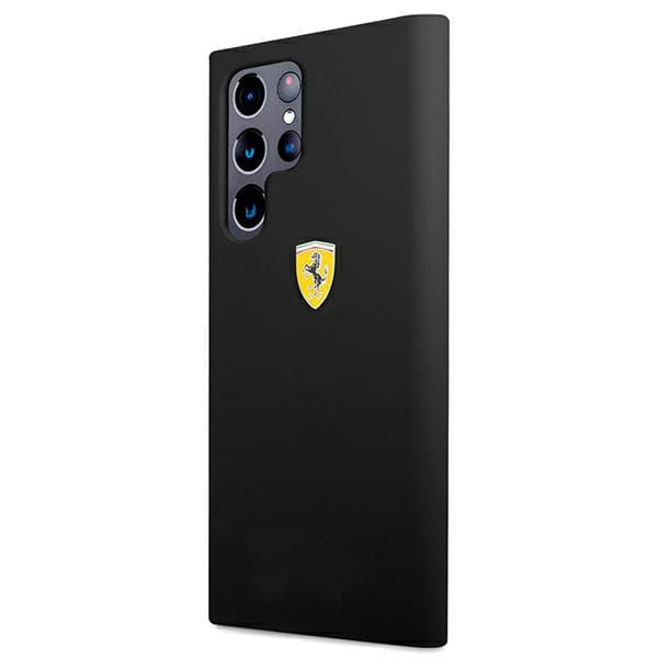 Ferrari On Track Silikone Etui til Galaxy S22 Ultra, Sort