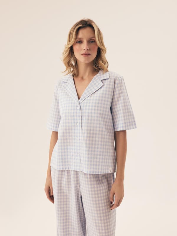 Rossini Esotiq Dampyjamas | Ljusblå XL