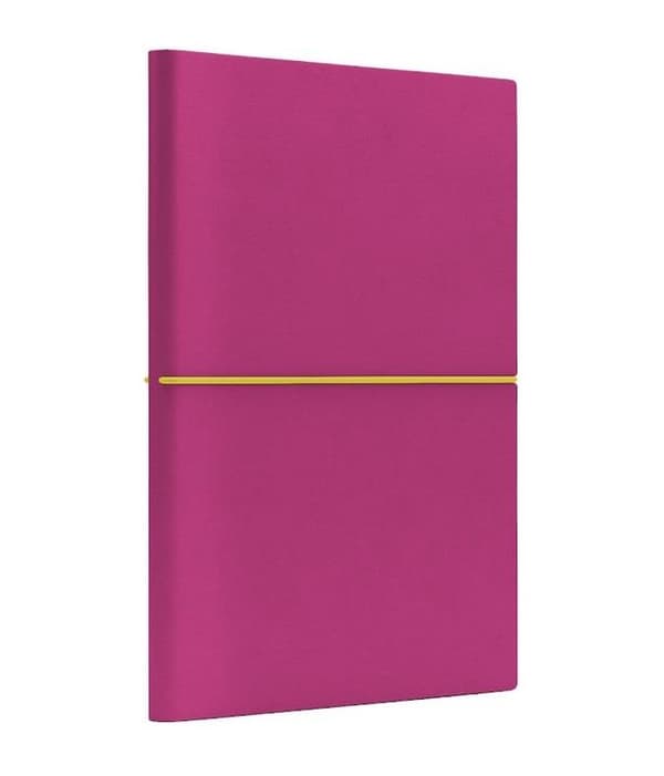 A5 Fun M notesbog ensfarvet pink/citron