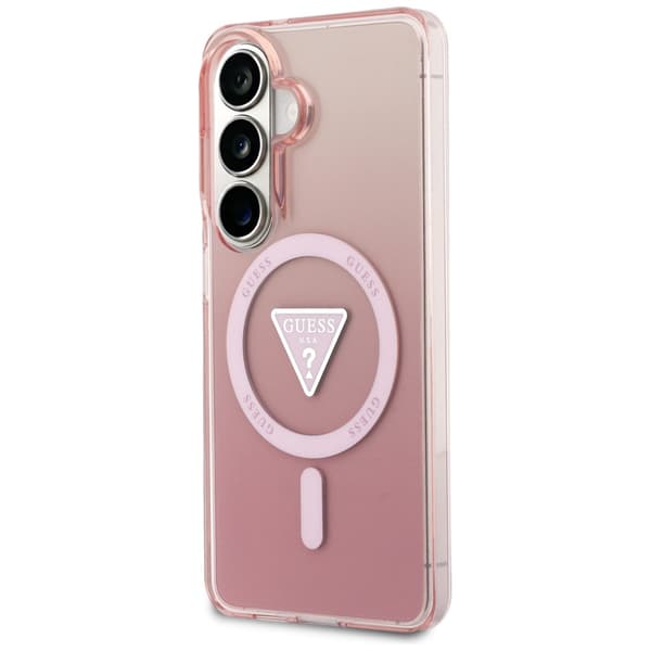 Guess IML Gradient Triangle MagSafe-cover til Galaxy S26 i lyserødt