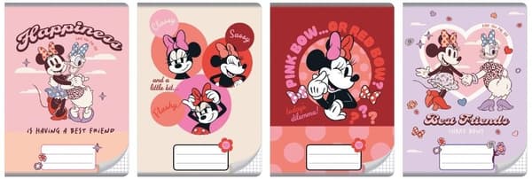Notesbog A5/32K gitter Minnie Mouse (10 stk.)