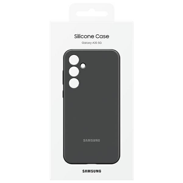 Samsung Silikone Cover til Galaxy A35 5G sort