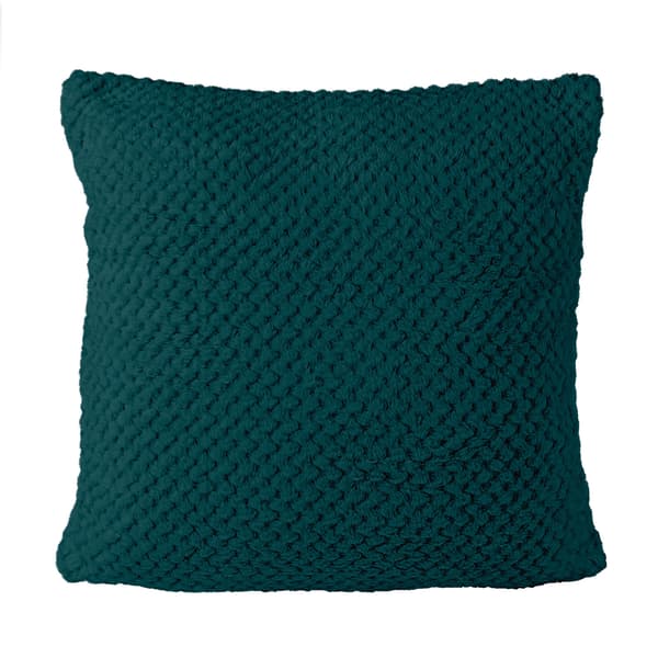 Jacquard pudebetræk 40x40, mørkegrøn