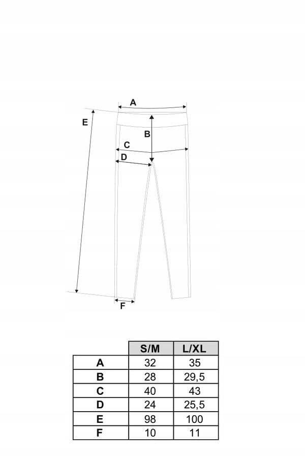 Dameisolerede ribbede leggings MORAJ S/M sort