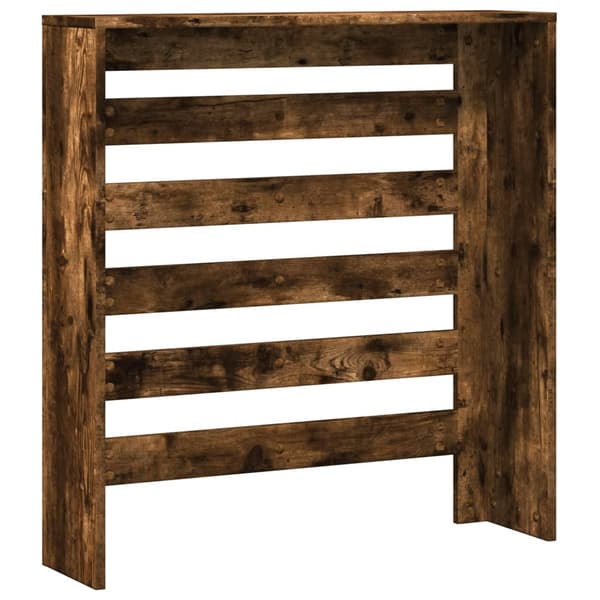 vidaXL Radiatorskydd rökt ek 78x20x82 cm