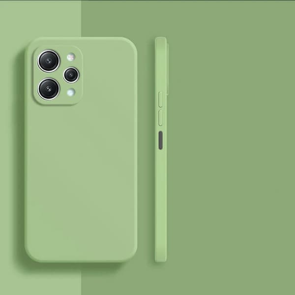 Etui til Xiaomi Redmi 12, Silikone Lite, grøn