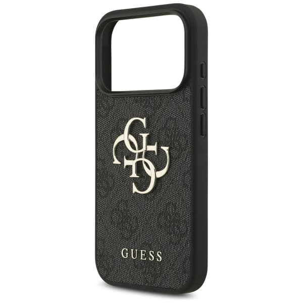 Guess 4G Strap 4G Classic Logo-cover til iPhone 17 Pro, sort