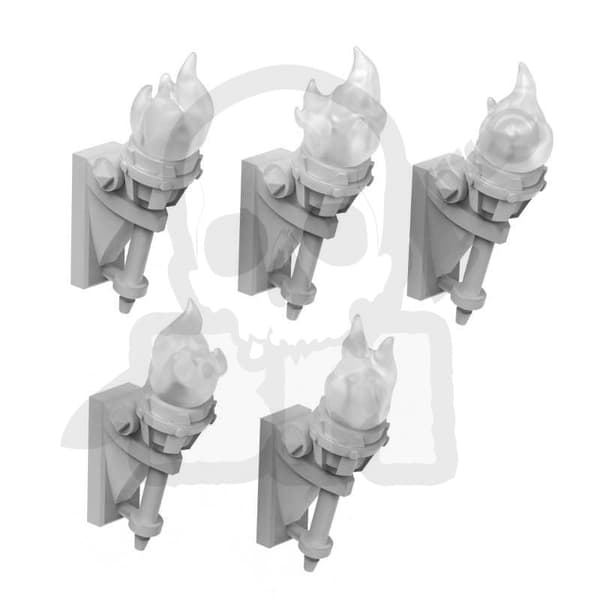 GSTU522265 3D-printade vägglampor