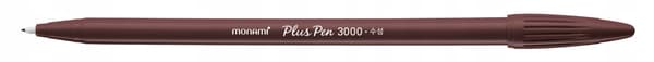 Plus Pen 3000 Fineliner - Chokoladefarve