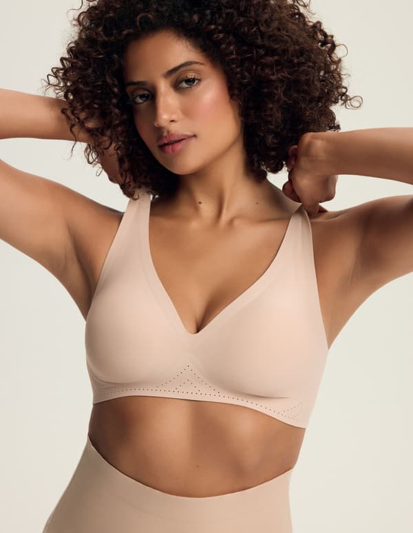 Sleeky Esotiq Push-Up-BH | Beige M