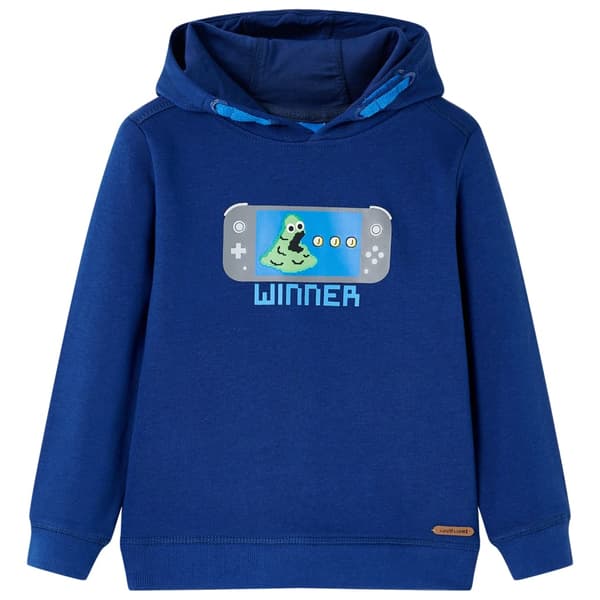 Børnesweatshirt, mørkeblå, 128