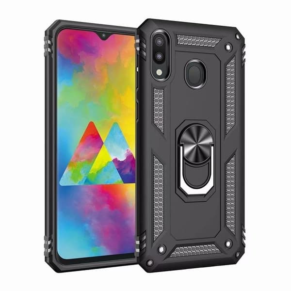 Pansarskal för Samsung Galaxy A20E, Nox Case Ring, svart