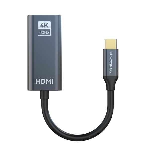 USB-C - HDMI 4K 60Hz -sovitin - musta