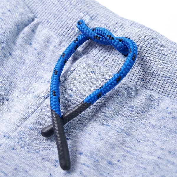 Barnshorts med dragsko, blåmelerade, 116