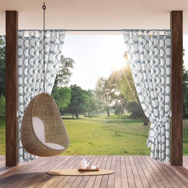 Trädgårdsgardin 155x220 vit knut