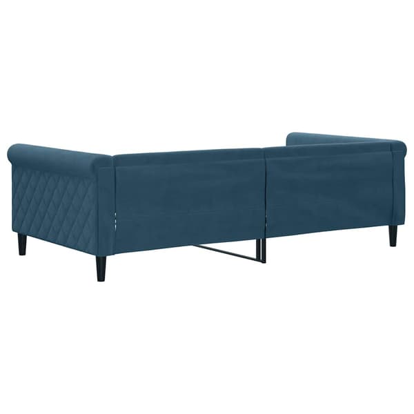 vidaXL Vuodesohva sininen 100x200 cm samettiverhoiltu