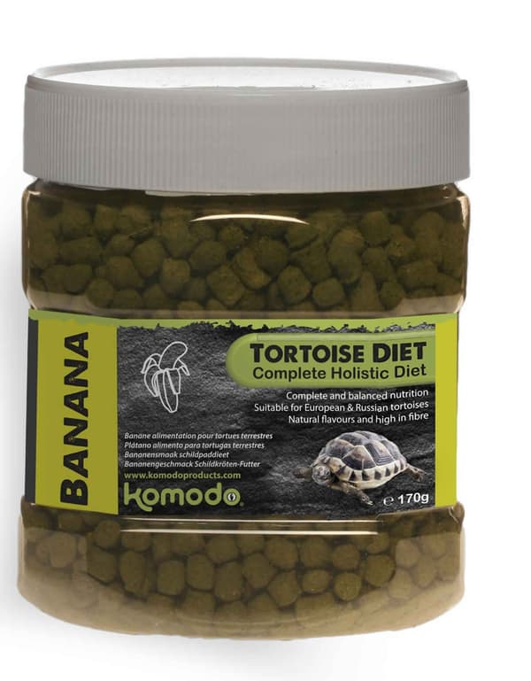 Komodo Tortoise Diet Banan 170g - foder til skildpadder