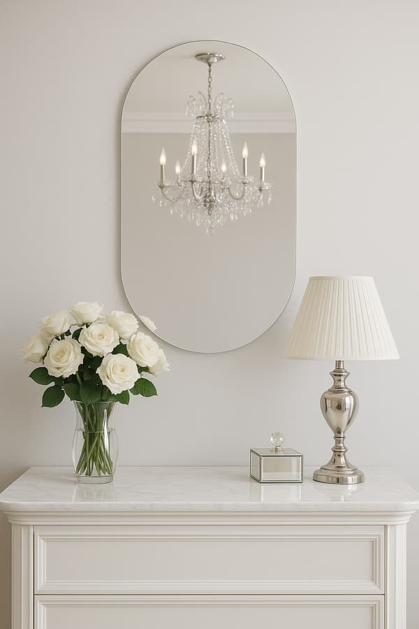 OVAL SPEJL 60x95 CM TIL ENTRE, BADEVÆRELSE, STUE