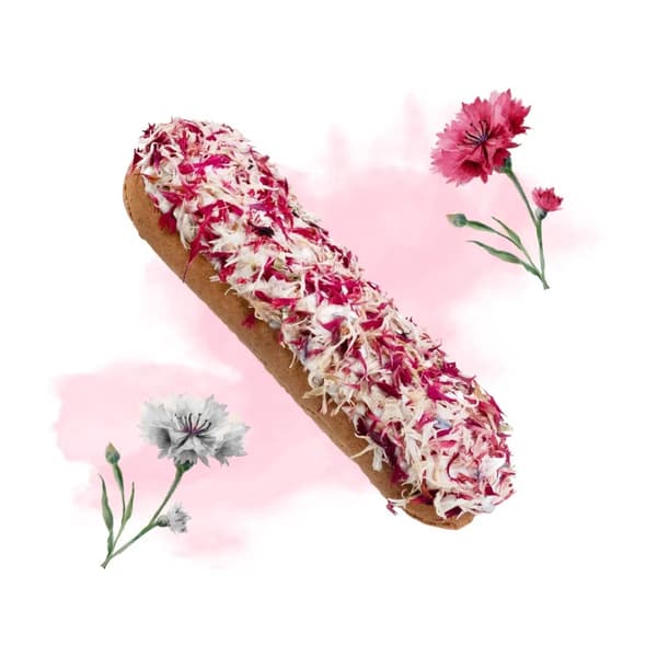Éclair Candy Horze Blåklint Vit och Röd