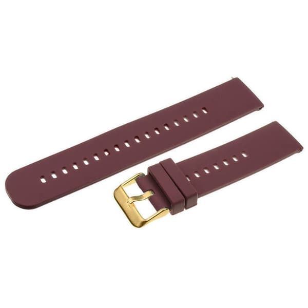 Gummirem til U27 - lilla/guld - 22mm