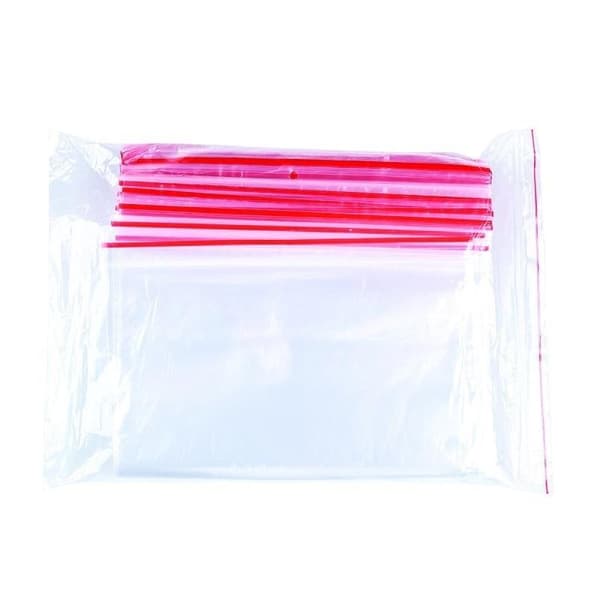 Transparent LDPE lynlåspose 16x25cm 100 stk