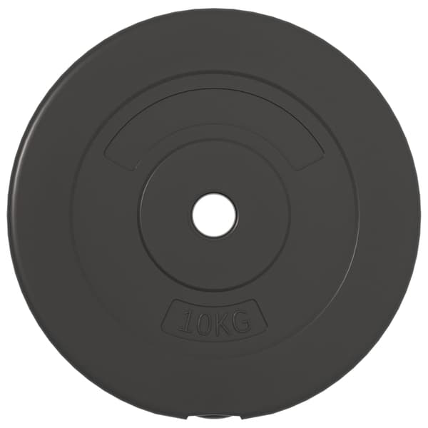 vidaXL vægtskiver, 4-pak, 30 kg, cement