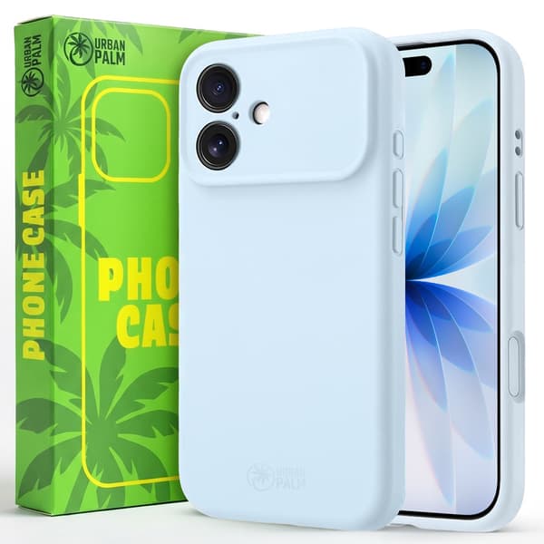 UrbanPalm iPhone 17 Silikone Etui til MagSafe, Dueblå