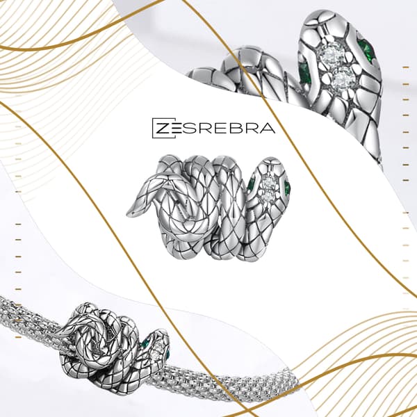 Berlocker ORM orm BOA silver pr 925 pärla hänge silverpärlor S925