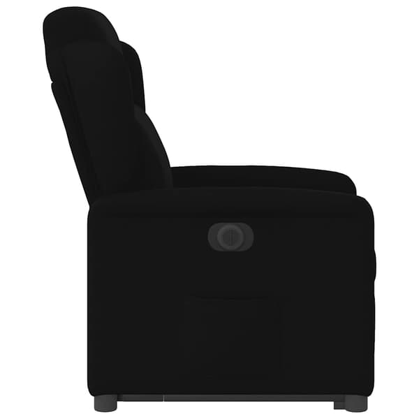 vidaXL elektrisk liftmassagestol lænestol sort
