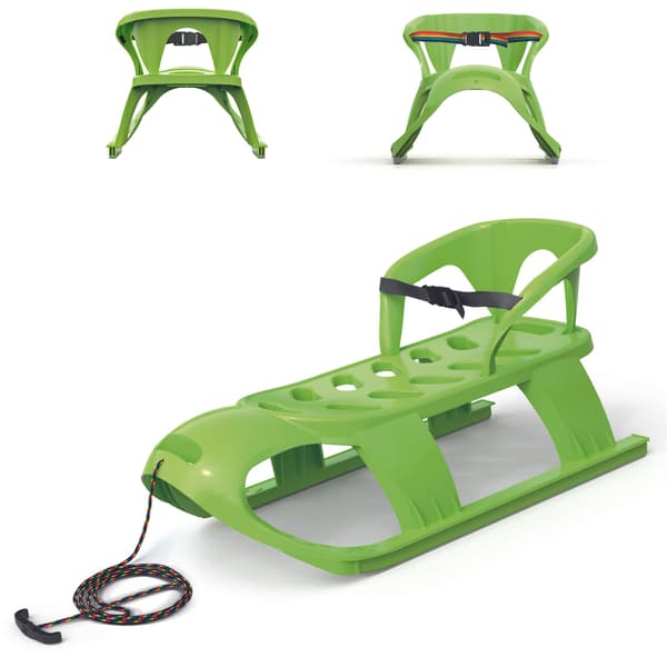 BEZZY SEAT slæde med ryglæn | Grøn